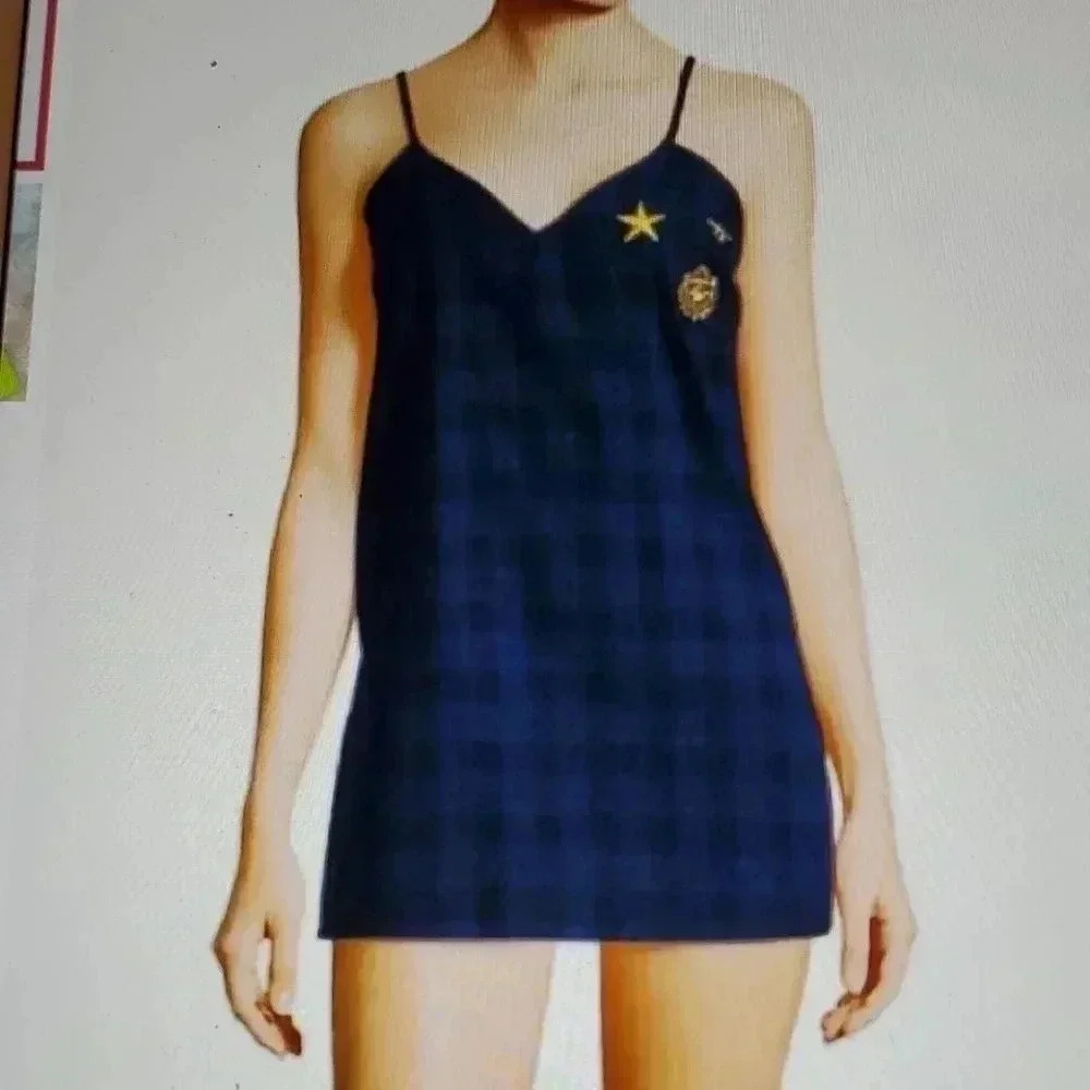 SAM EDELMAN PLAID TANK TOP
